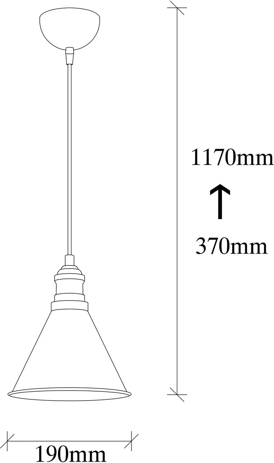Llambë varëse Opviq, Berceste - 251-S, e zezë, skandinave - 4