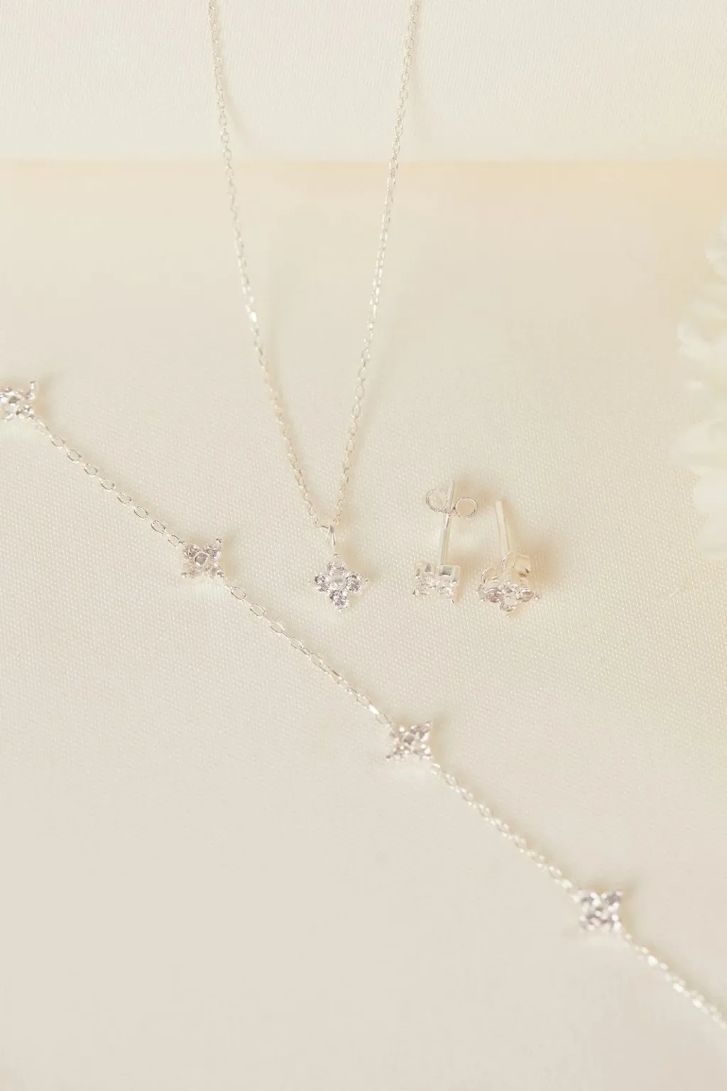 Set byzylyk e vathë argjendi Elika Silver, ELKSLVR7728G - 1