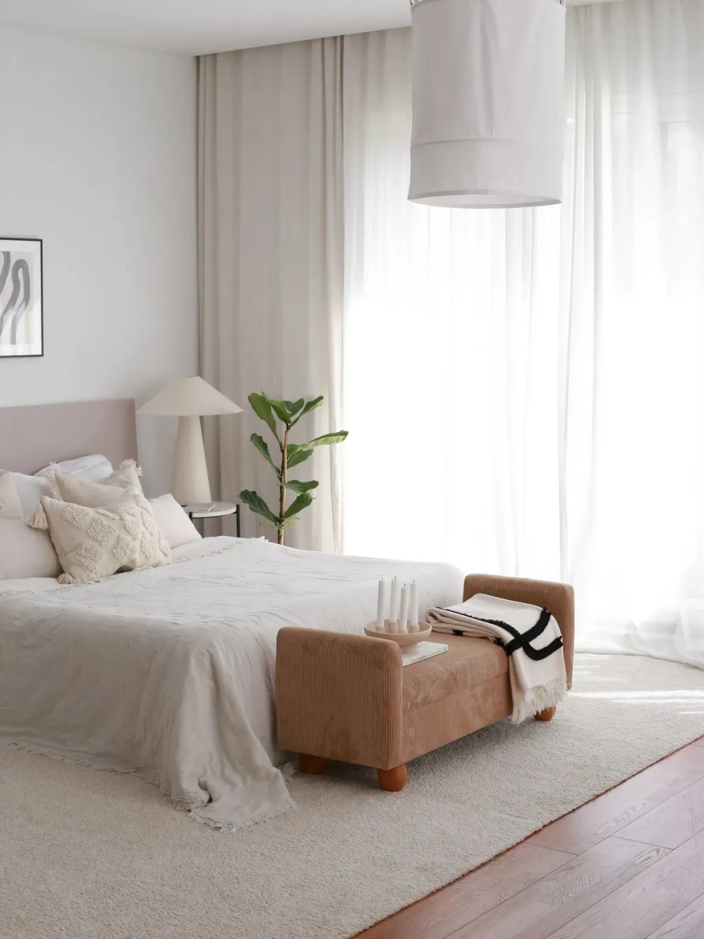Bankë Atelier del Sofa, me sandik, ngjyrë camel - 6