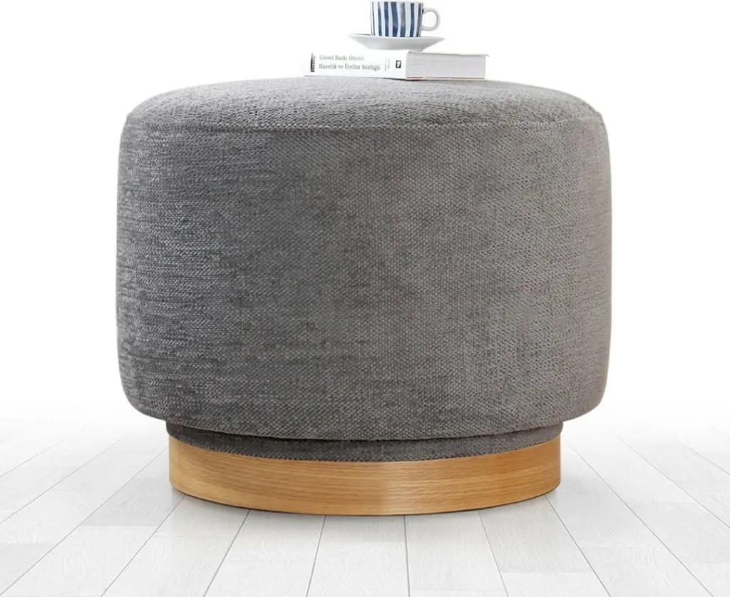 Puf Atelier del Sofa, rrotullues, ngjyrë gri - 5