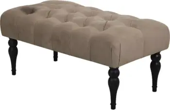 Bankë prej kadifeje, ngjyrë kafe, Missus, Atelier del Sofa