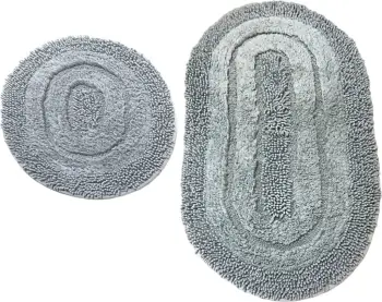 Set tapetash për banjo (2 copë), Mijölnir, Macoroni, ngjyrë gri