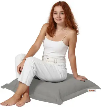Jastëk për kopsht, Atelier del Sofa, pouf, 70x70, ngjyrë fume