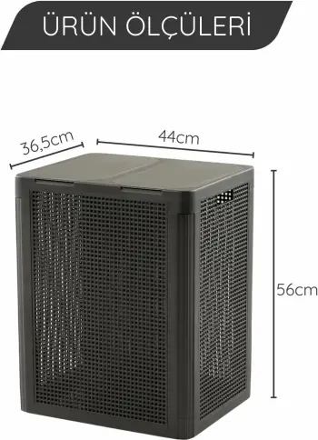 Shportë rrobash Mijölnir, ngjyrë antracit, SMRTDCS-1