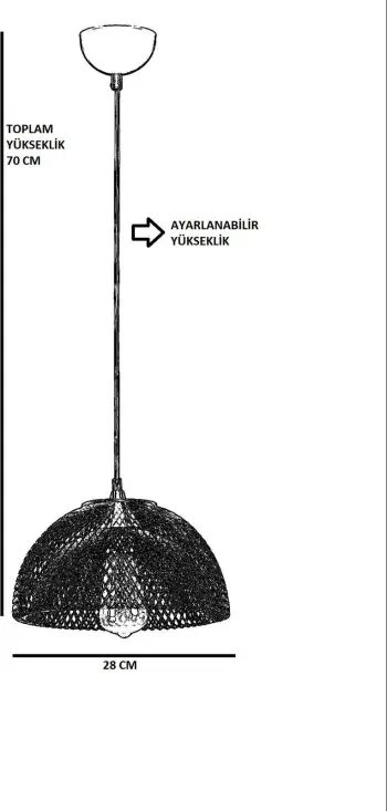 Llambë tavani Opviq, Ufo Tekli, e zezë
