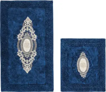 Set tapetash për banjo (2 copë), Mijölnir, Aln_E4_266, ngjyrë kaltër e errët
