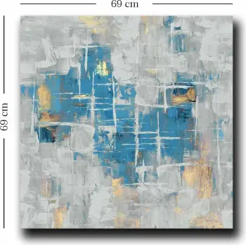 Pikturë dekorative në kanavacë, Wallity, 6969softc-040, shumëngjyrëshe, 69x69cm