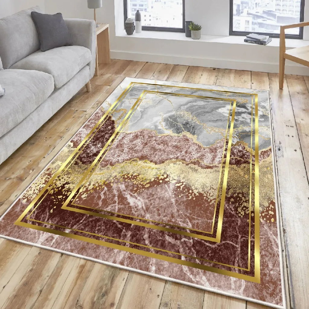 Qilim velvet, shumëngjyrësh, 140x220cm, Els2409 - 2