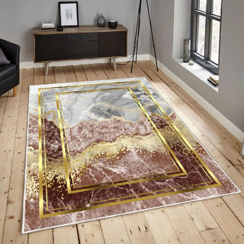 Qilim velvet, shumëngjyrësh, 140x220cm, Els2409 - 3