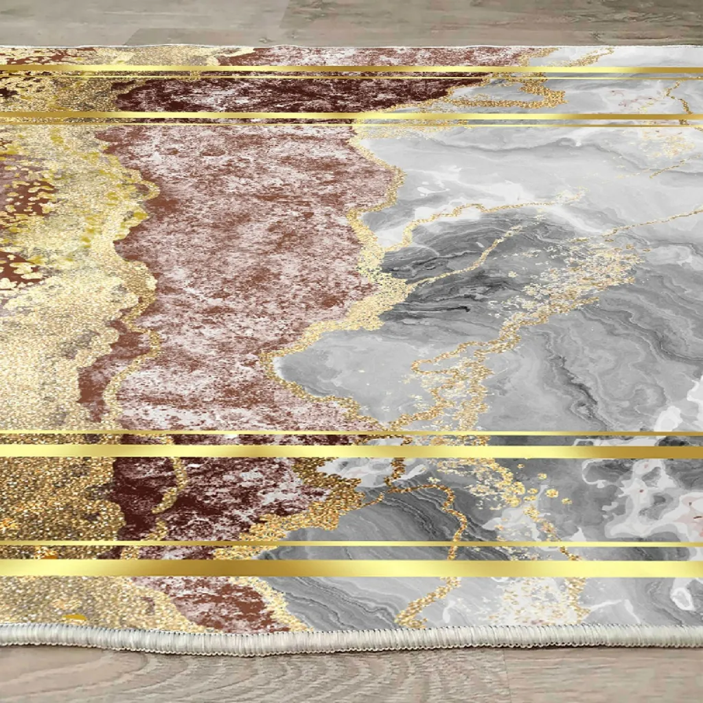 Qilim velvet, shumëngjyrësh, 140x220cm, Els2409 - 5