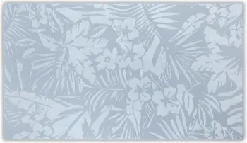 Peshqir plazhi Fouta Mijölnir, Botanic, ngjyrë kaltër