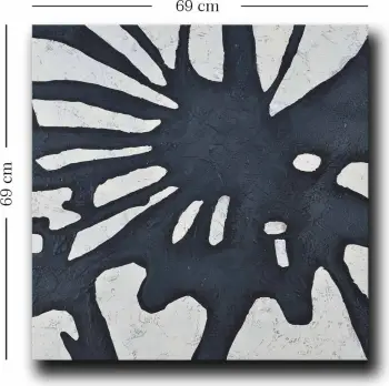 Pikturë dekorative në kanavacë Wallity, 6969softc-025, shumëngjyrëshe, 69x69cm