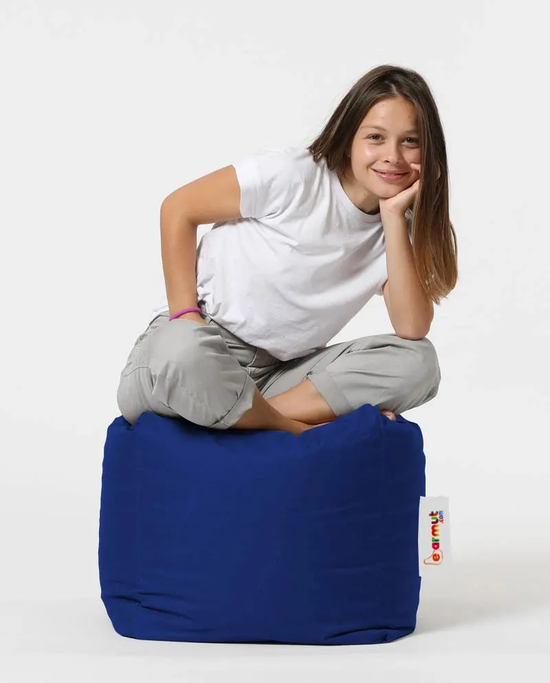 Puf kopshti katror, ngjyrë kaltër, Atelier del Sofa - 2