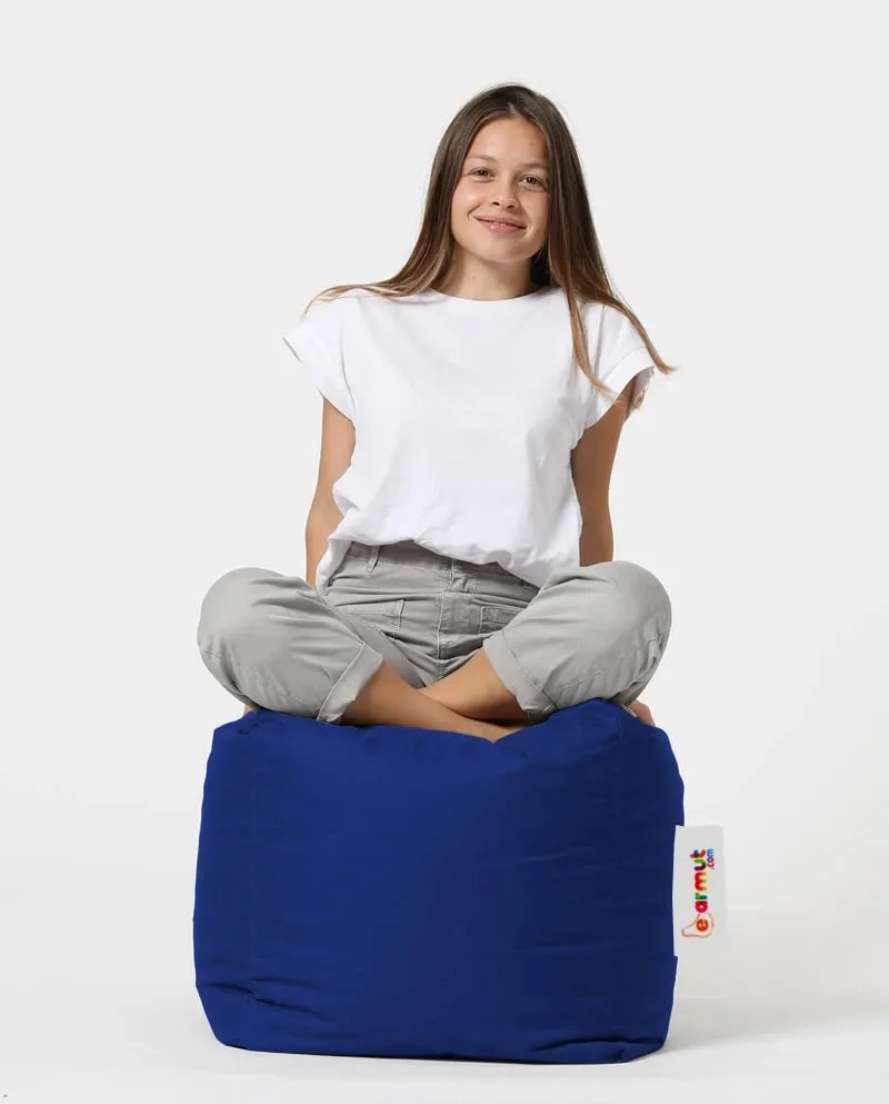 Puf kopshti katror, ngjyrë kaltër, Atelier del Sofa - 4