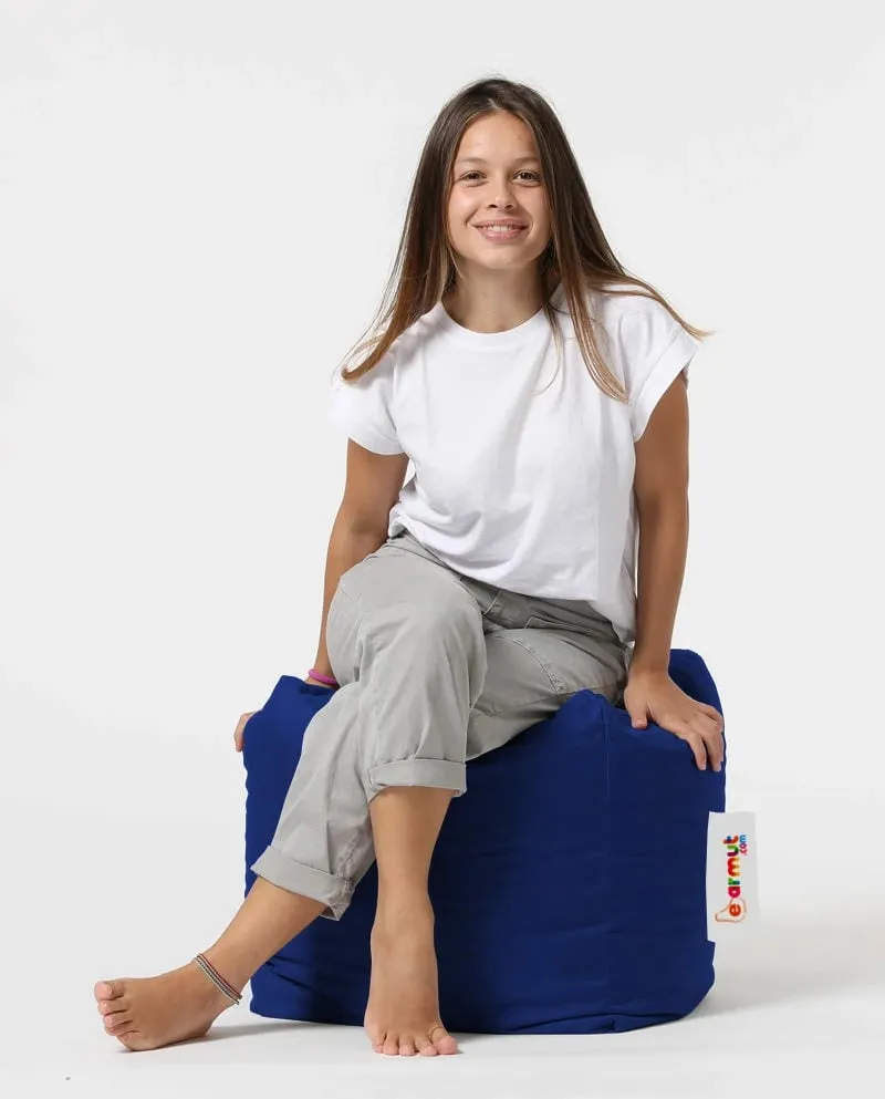Puf kopshti katror, ngjyrë kaltër, Atelier del Sofa - 5