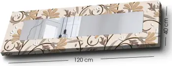 Pasqyrë dekorative Wallity, 40120YMA-31, shumëngjyrëshe, 40x120cm