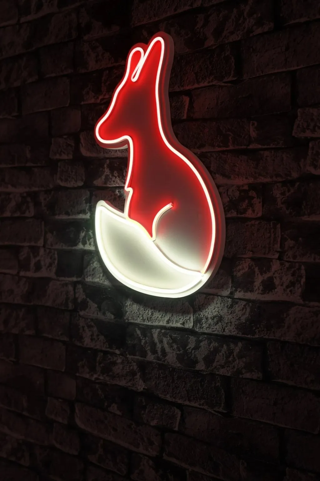 Dritë dekorative LED, plastikë, dhelpër, e kuqe - 3