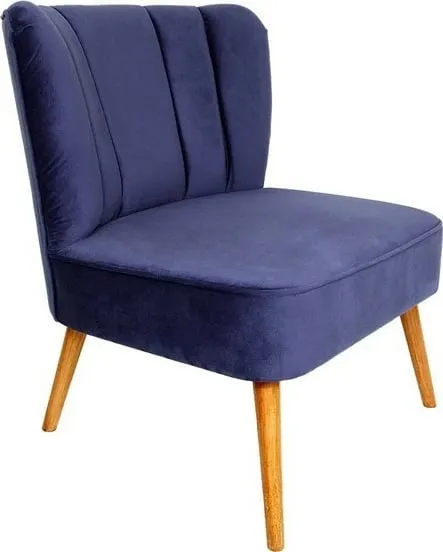 Karrige Wing Atelier del Sofa, Moon River, ngjyrë kaltër e errët - 1