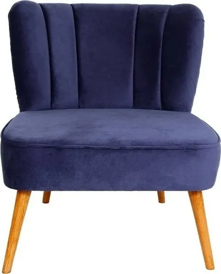 Karrige Wing Atelier del Sofa, Moon River, ngjyrë kaltër e errët - 3