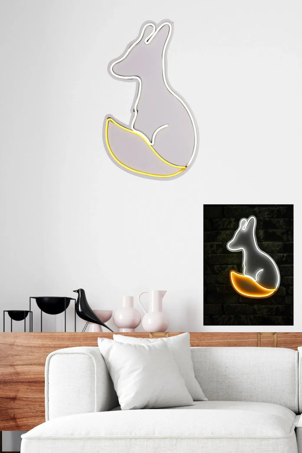 Dritë dekorative LED plastike, formë dhelpre, e bardhë dhe e verdhë - 5