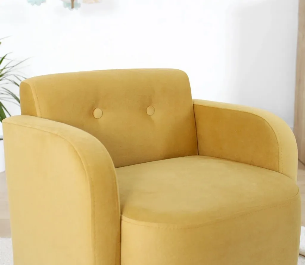 Karrige për fëmijë, model Wing, Atelier del Sofa, Volie, e verdhë - 5