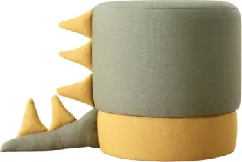 Puf i gjelbër prej kadifeje, model dinosaur, Moouv 3338