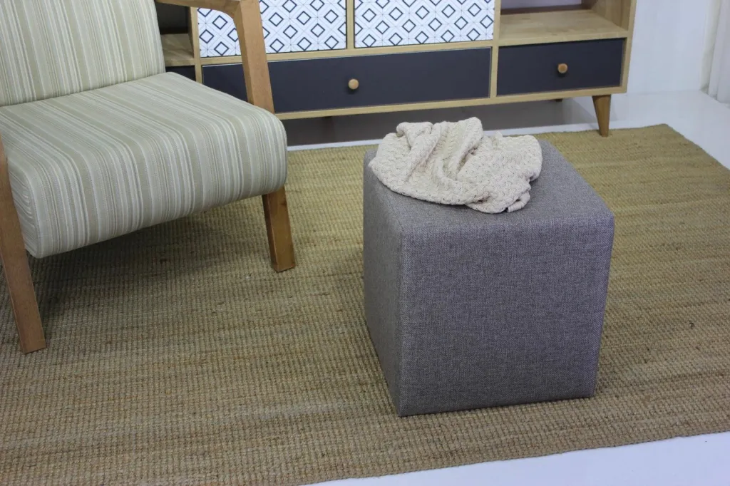 Puf katror, kafe, Atelier del Sofa, 40x40x42cm - 5