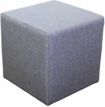 Puf katror, kafe, Atelier del Sofa, 40x40x42cm