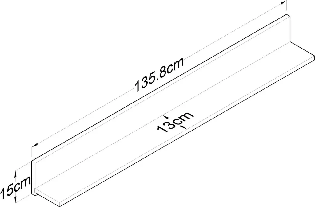Raft muri Hanah Home, E5 - 226, ngjyrë arre - 1