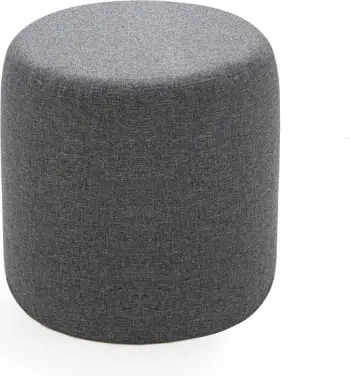Puf cilindrik Tuffet Atelier del Sofa, anthracite