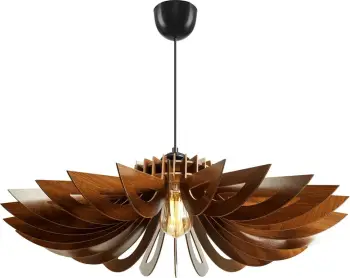 Llambë tavani Opviq, dizajn Daisy, ngjyrë arre, 68cm