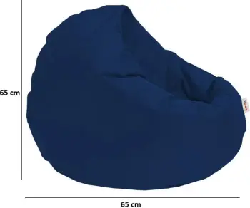 Puf kopshti, ngjyrë e kaltër e errët, Iyzi 100, Atelier del Sofa