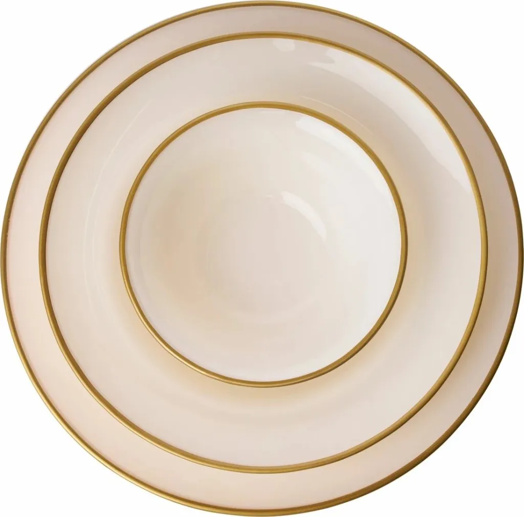 Set pjata darke Hermia, 18 copë, bezhë/ari - 1