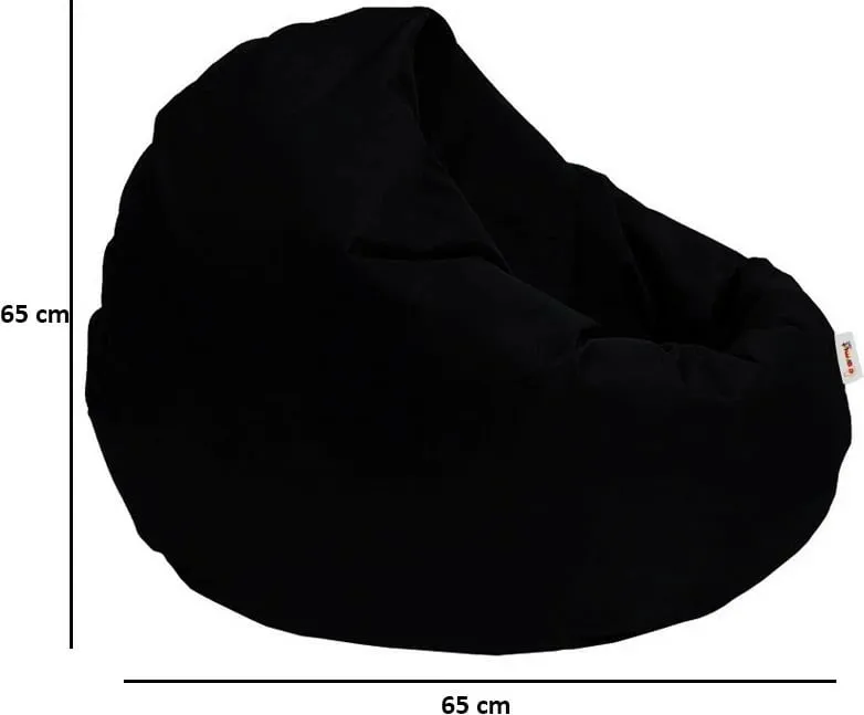 Puf për kopsht, Atelier del Sofa Iyzi 100, ngjyrë e zezë - 1