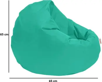 Puf kopshti, ngjyrë turquoise, Atelier del Sofa Iyzi 100