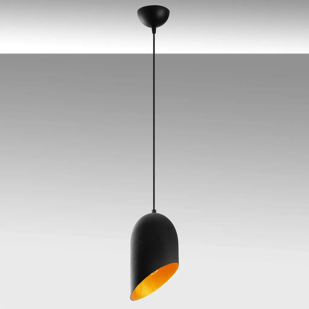 Llambë tavani Opviq, model Kesik - 6161, e zezë dhe ari - 4