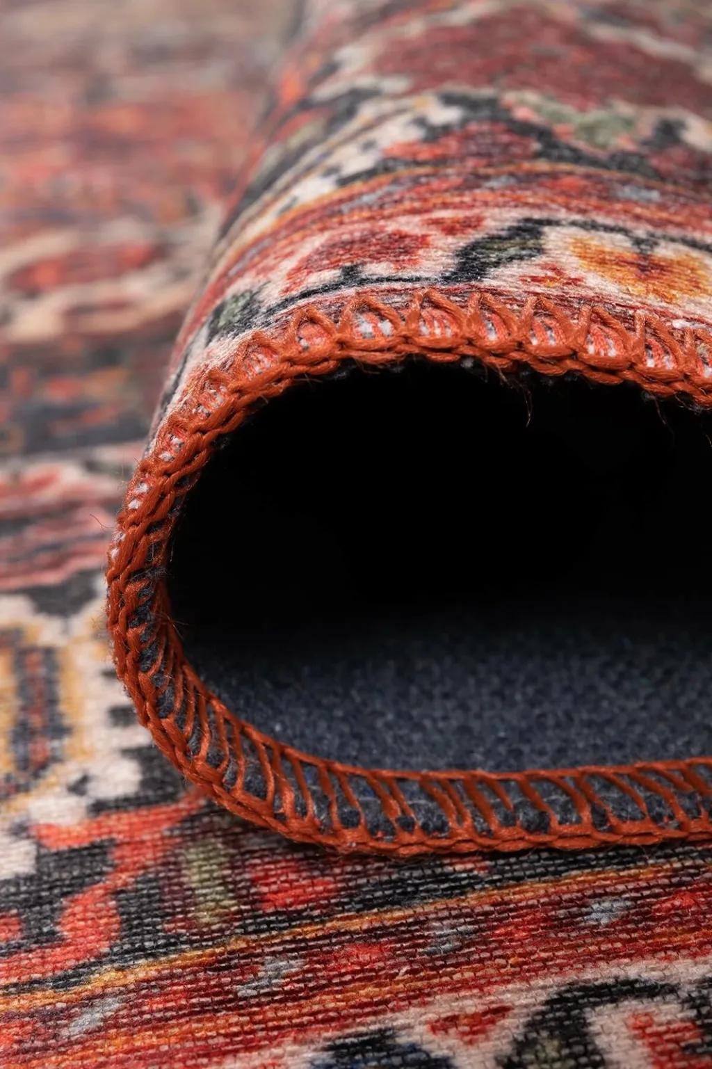 Qilim (210 x 310) Conceptum Hypnose, Folk Chenille, shumëngjyrësh BA 07 - 1