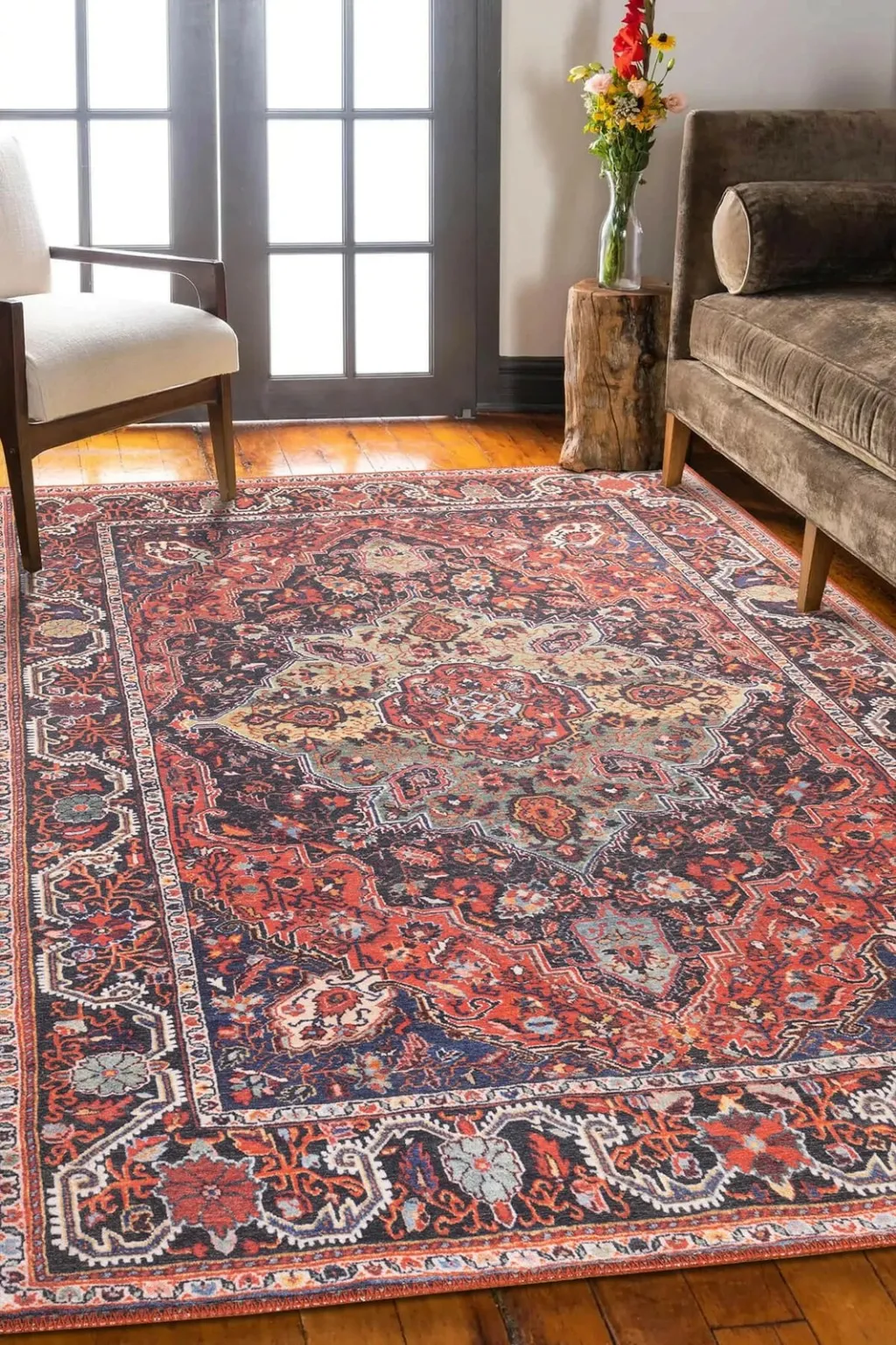 Qilim (210 x 310) Conceptum Hypnose, Folk Chenille, shumëngjyrësh BA 07 - 2