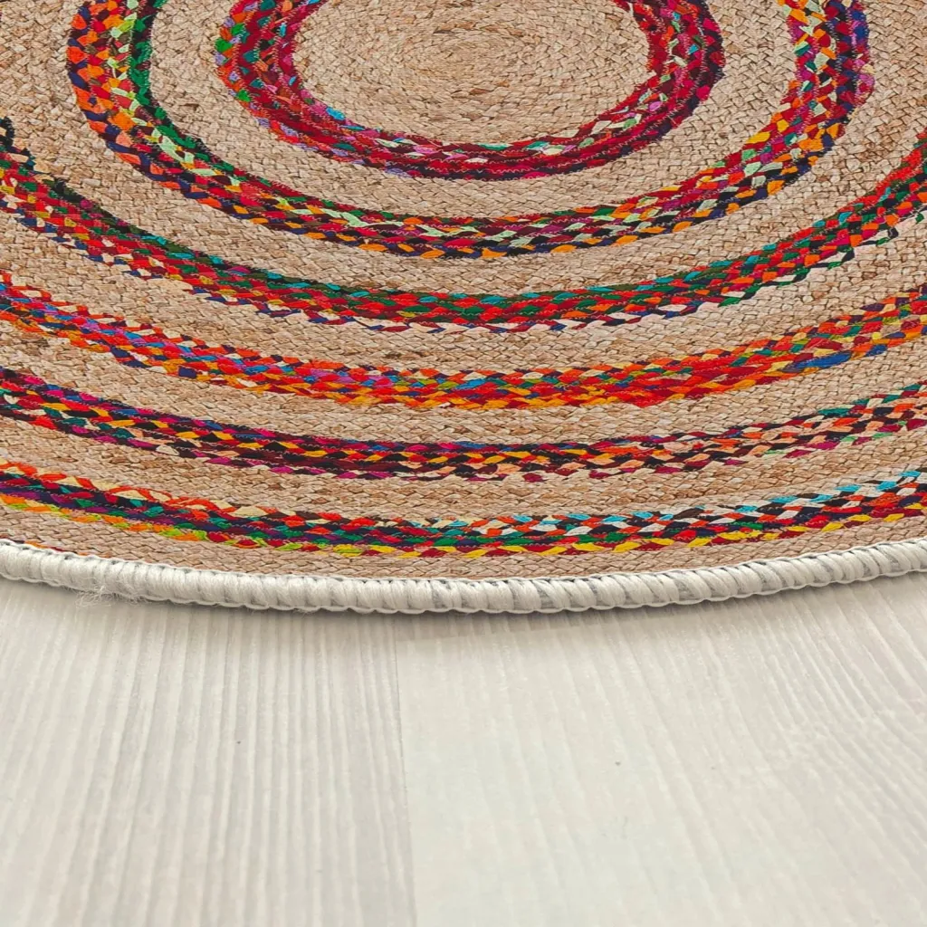 Qilim 3D, shumëngjyrësh, 140x140cm, Conceptum Hypnose, Woopamuk496 - 4