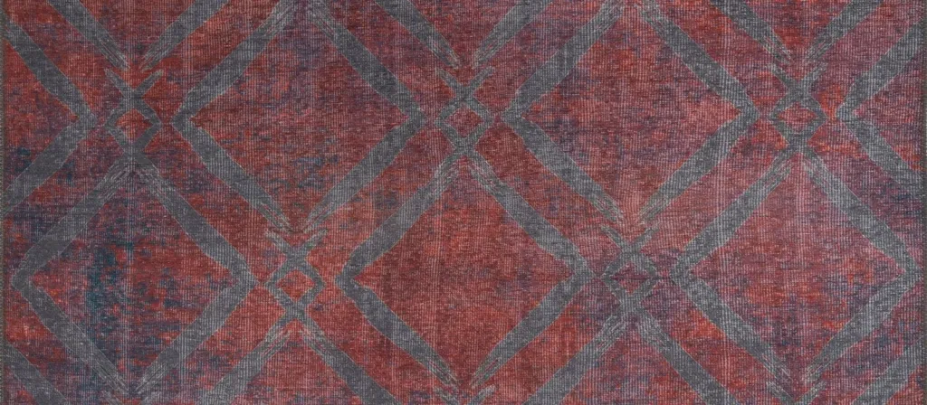 Qilim Conceptum Hypnose, Dorian Chenille, ngjyrë e kuqe e errët, 210x310cm - 5