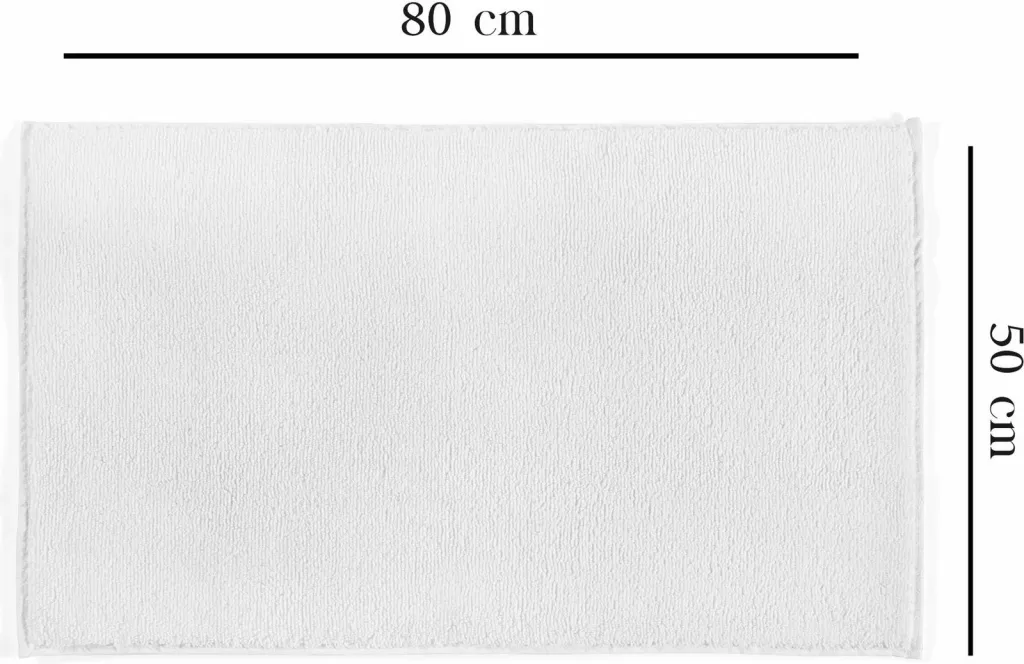 Tapet banje Mijölnir, Chicago Premium, e bardhë, 50x80cm - 1