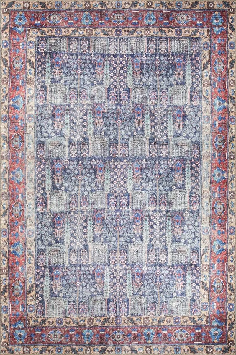 Qilim (210 x 310) Conceptum Hypnose, Blues Chenille AL 341 - 1