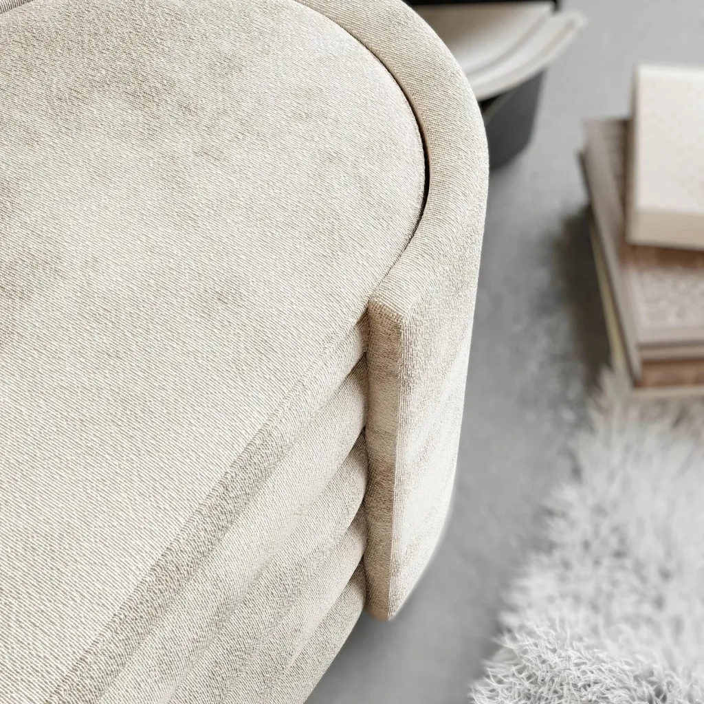 Bankë Atelier del Sofa, ngjyrë krem, Rosa Boxed - 5
