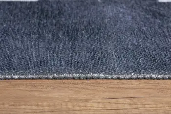 Qilim (210 x 310) Conceptum Hypnose, Jazz Chenille, ngjyrë kaltër e errët AL 155