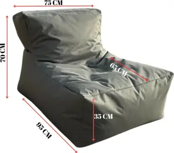 Qebe sedir XXL, ngjyrë e verdhë