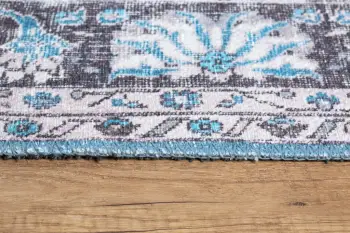 Qilim (210 x 310) Conceptum Hypnose, Blues Chenille, blu AL 201
