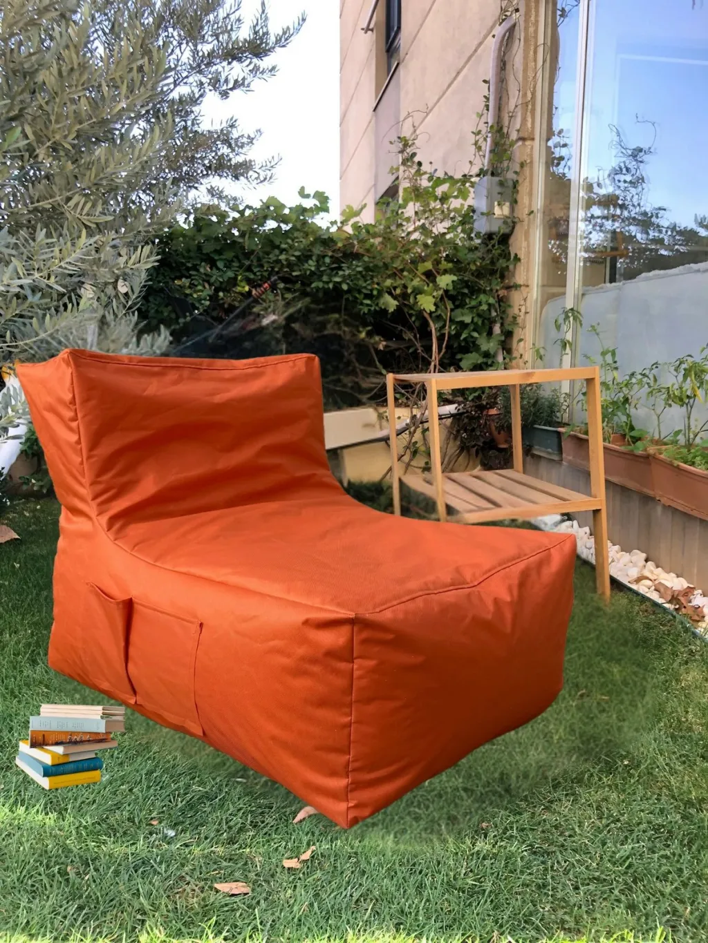 Qebe sedir XXL, portokalli, Atelier del Sofa - 2