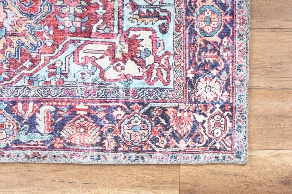 Qilim (210 x 310) Conceptum Hypnose, Blues Chenille - e kuqe e thellë AL 352 - 4