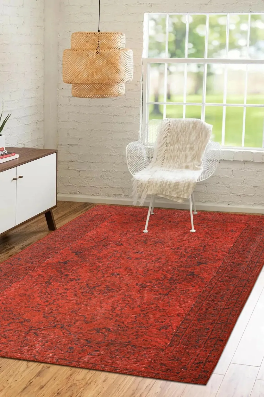 Qilim Conceptum Hypnose, Folk Chenille, i kuq, 210x310cm - 2