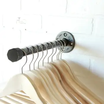 Varëse muri industriale Pipe Hook, ngjyrë gri, Boruraf108